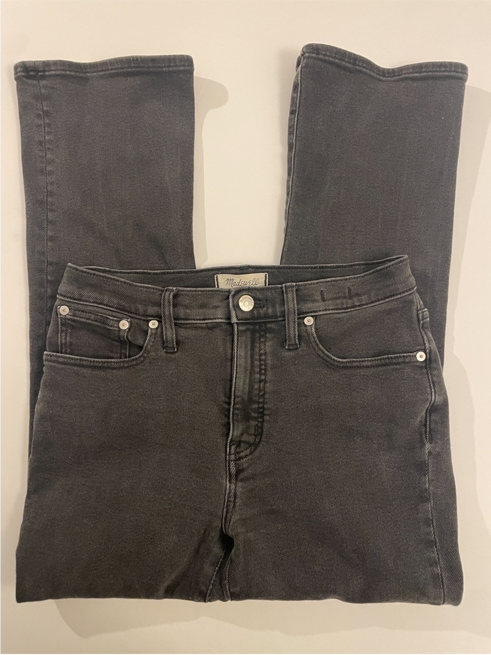 madewell mid-rise kick out jeans | 27
